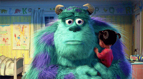 filmgifs:  Boo? Kitty!Monsters, Inc. (2001) dir. Pete Docter