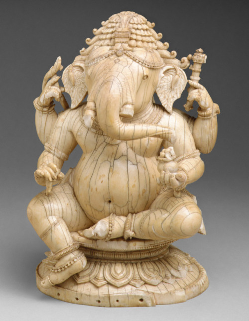 Ganesha, Ivory sculpture from Odisha