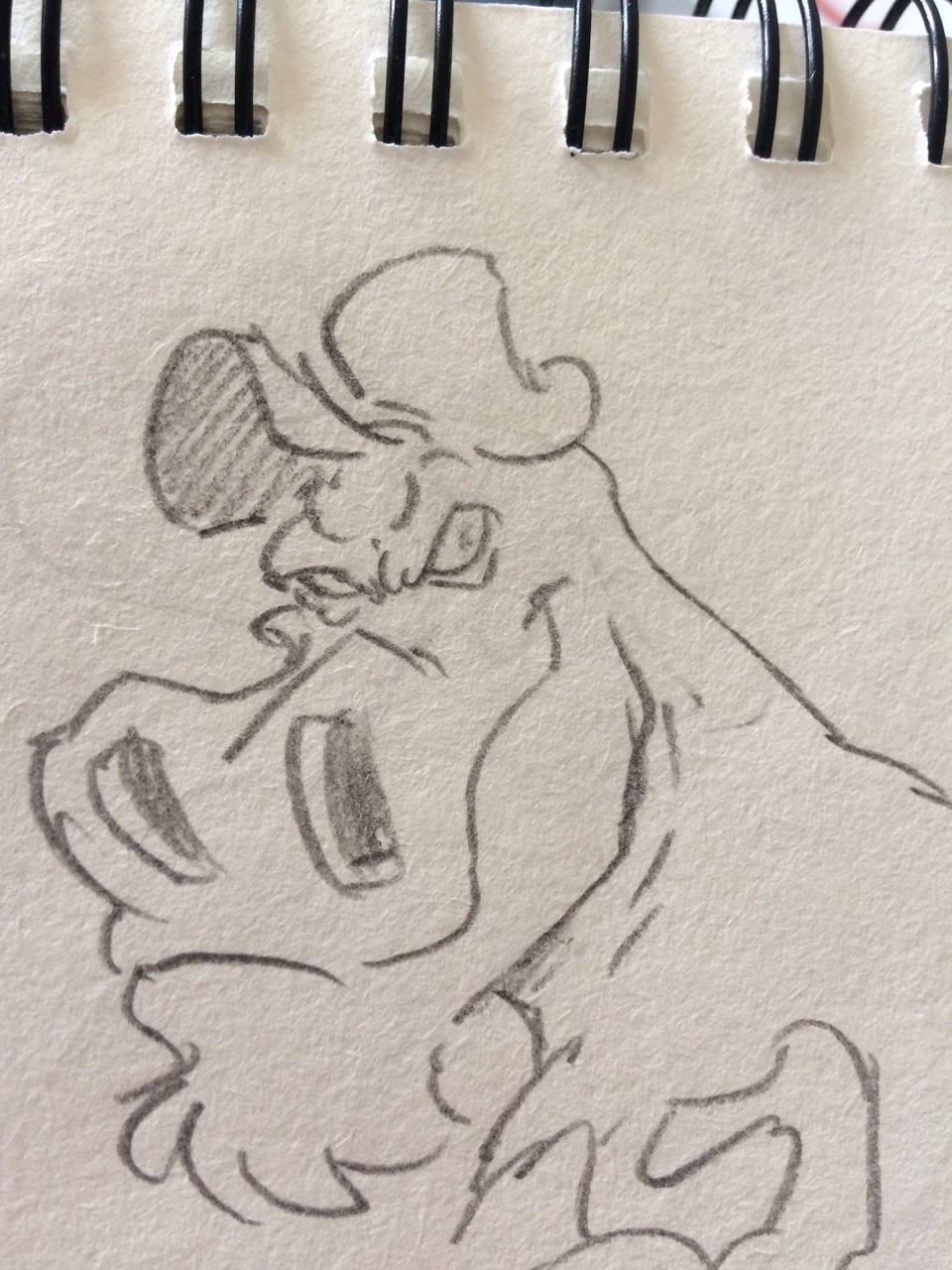 My style when I draw in paper is a bit different then the way I draw digitally. It’s