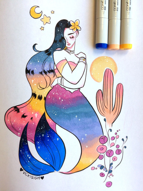 vickisigh:  Week 2 of Mermay! Trying out porn pictures