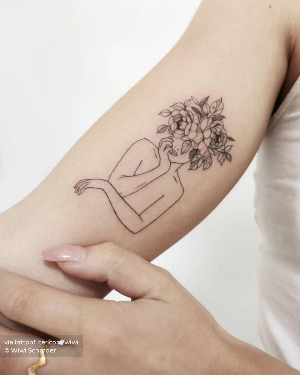 Floral human tattoos  tattoos by category