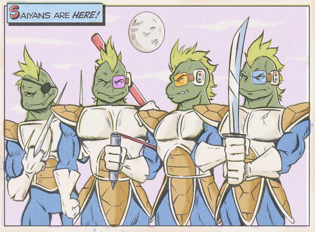 betaruga:  DBZ Silver Age Comic Tributes by kickass artist PaintMarvels!Posted with