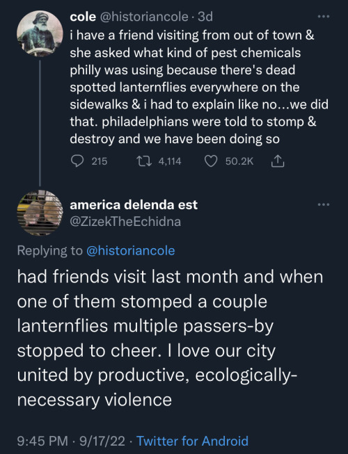 altospaceangel:hug-your-face:guerrillatech:Okay but Most effective pesticide: Philadelphians