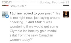 curvalicious77:  Absolutely!!!! My little salut to our amazing Canadian hockey teams! :)