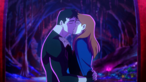 Miss Martian and Superboy in Young Justice: Phantoms