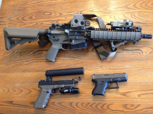 coffeeandspentbrass:  sovereign-is-the-best-reaper:  dr-joe:  Gun cleaning time!  hnnnnnnnnnng  Oh yes.