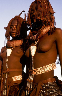 Namibian Himba girls, by Georges Courreges.