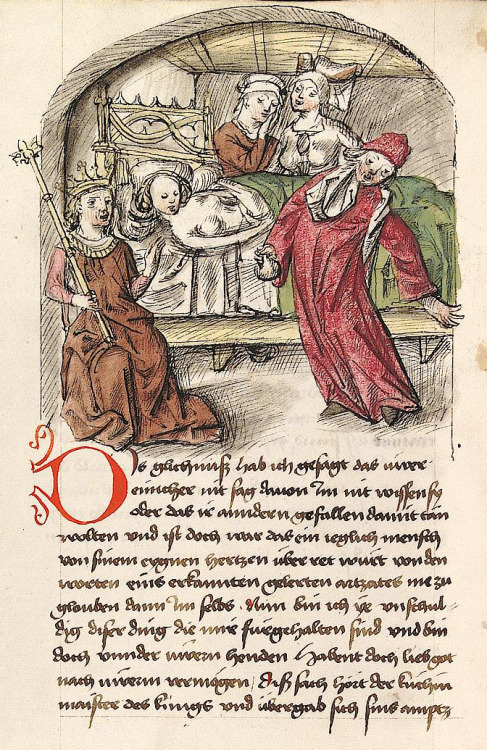 Illustrations from a Swabian illustrated manuscript Swabia “Anthony of Pforr’s Book of E