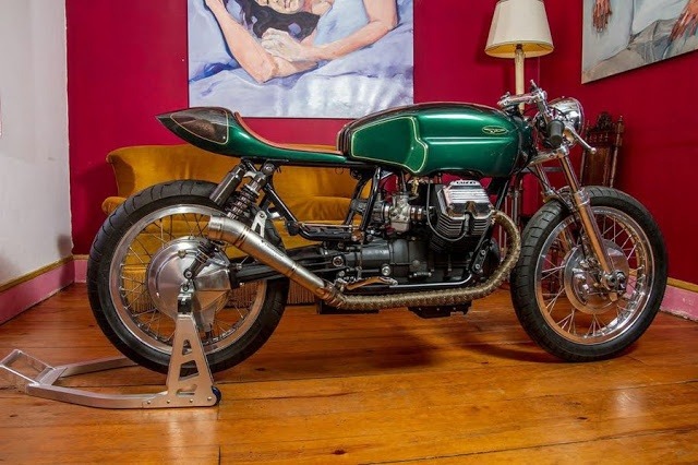 Guzzi V65 Mondego by Tricana Motorcycles - featured on RocketGarge