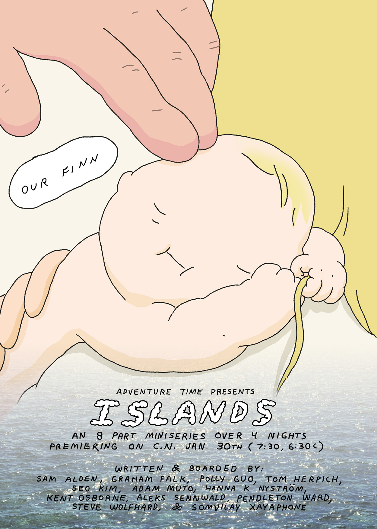 promo by writer/storyboard artist Steve WolfhardAdventure Time presents ISLANDSAn