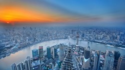 citylandscapes:  Sunrise in Shanghai, China