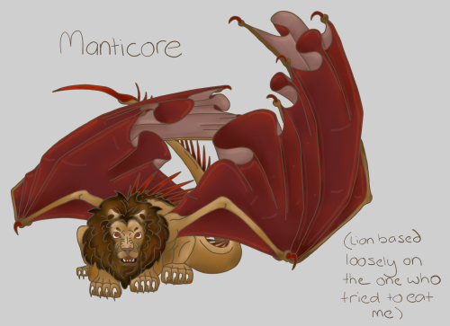 A Manticore! I Will Eat My Shoe If There Aren't Manticore In The Fablehaven World. I'm Like 95% Sure