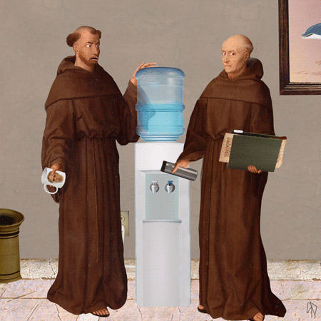 jedavu:HILARIOUS RENAISSANCE ART GIFSGIFs by the wicked Scorpion Dagger