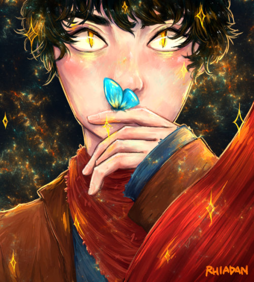 Day 6: Merlin Prompt: anything magic relatedYay I actually remembered to post this here even if it&r