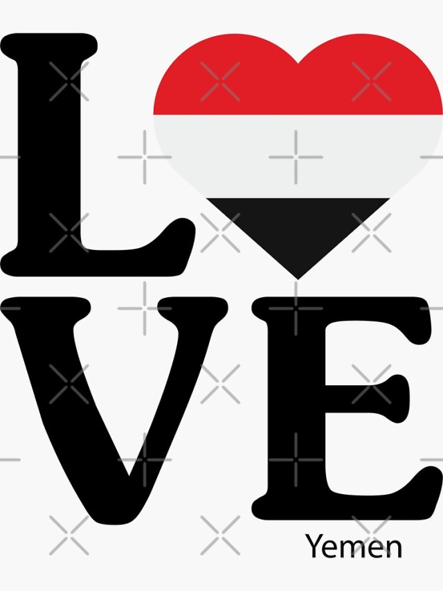 (via Love Yemen Sticker by Subzy Design) #findyourthing#redbubble#Yemen