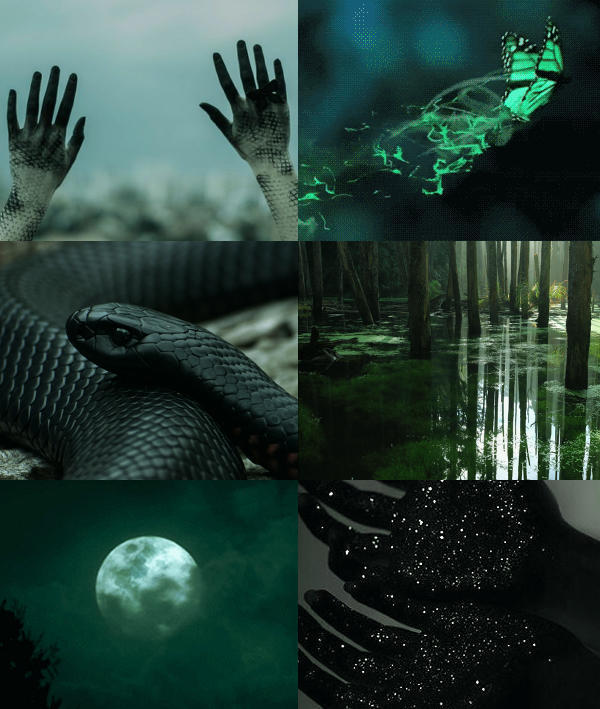 sirenibe:  Hogwarts Aesthetics; Slytherin