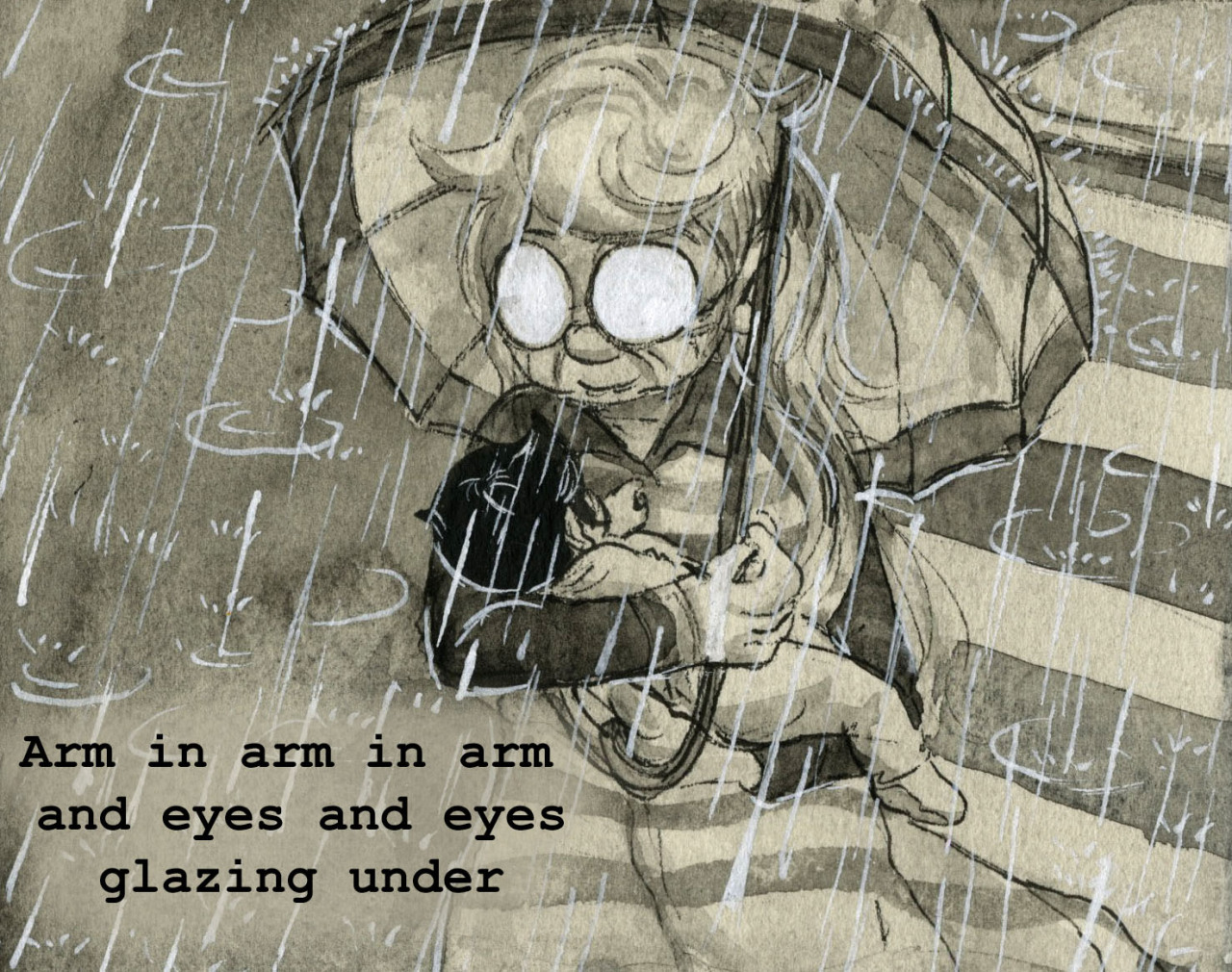 orangelemonart:  Mistaken For Strangers- The National Companion to this piece from three years ago Sorry this couldn’t be done as an audio post, tumblr said lyricstucks have no rights.  
