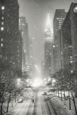 verabeert:    A snowy evening in New York