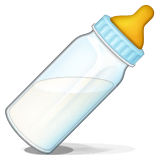 little-nekochii:   transparent pastel baby bottle emojis ♡   