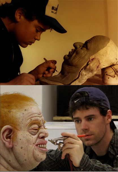 cross-connect:  Evan Campbell is a free-lance sculptor living in California.  His