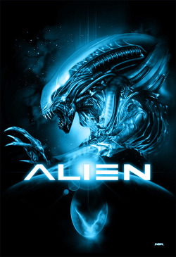 fuckyeahxenomorphs:  Alien poster by ~RobertoDS