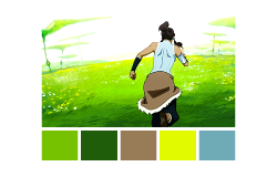 missazula:  Korra in A New Spiritual Age + color palettes