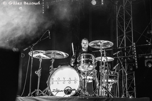 Mike Kerr and Ben Thatcher of Royal Blood© Gilles Bazout // August 21, 2014