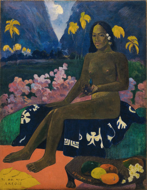 modernartstudy:tahitian te aa no areois, 1892paul gauguin92cm x 72cm