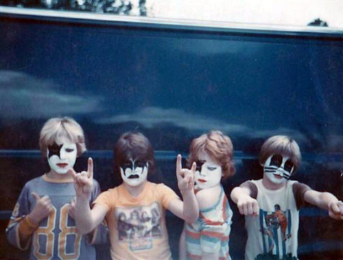 beatnikdaddio - a rite of 70′s childhood - dressing up as kiss...