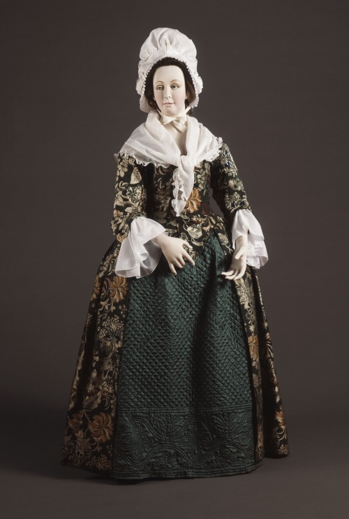  Robe à l'Anglaise, c. 1770 from the Los Angeles County Museum of Art