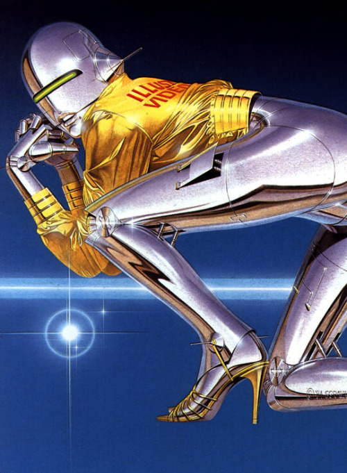 femburton:  ‘Sexy Robot’ by Hajime Sorayama, 1983   robabe