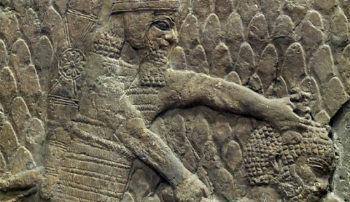 Ancient Worlds - BBC Two Episode 2 “The Age of Iron”The Lachish Relief, a series of stone panels whi