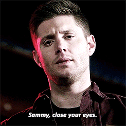 thewinchestercave: Just close your eyes- you’ll be alright.