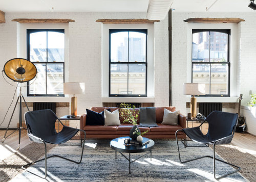 thenordroom: Loft apartment in New York  | design by Becky Shea | more pictures here Follow The Nord