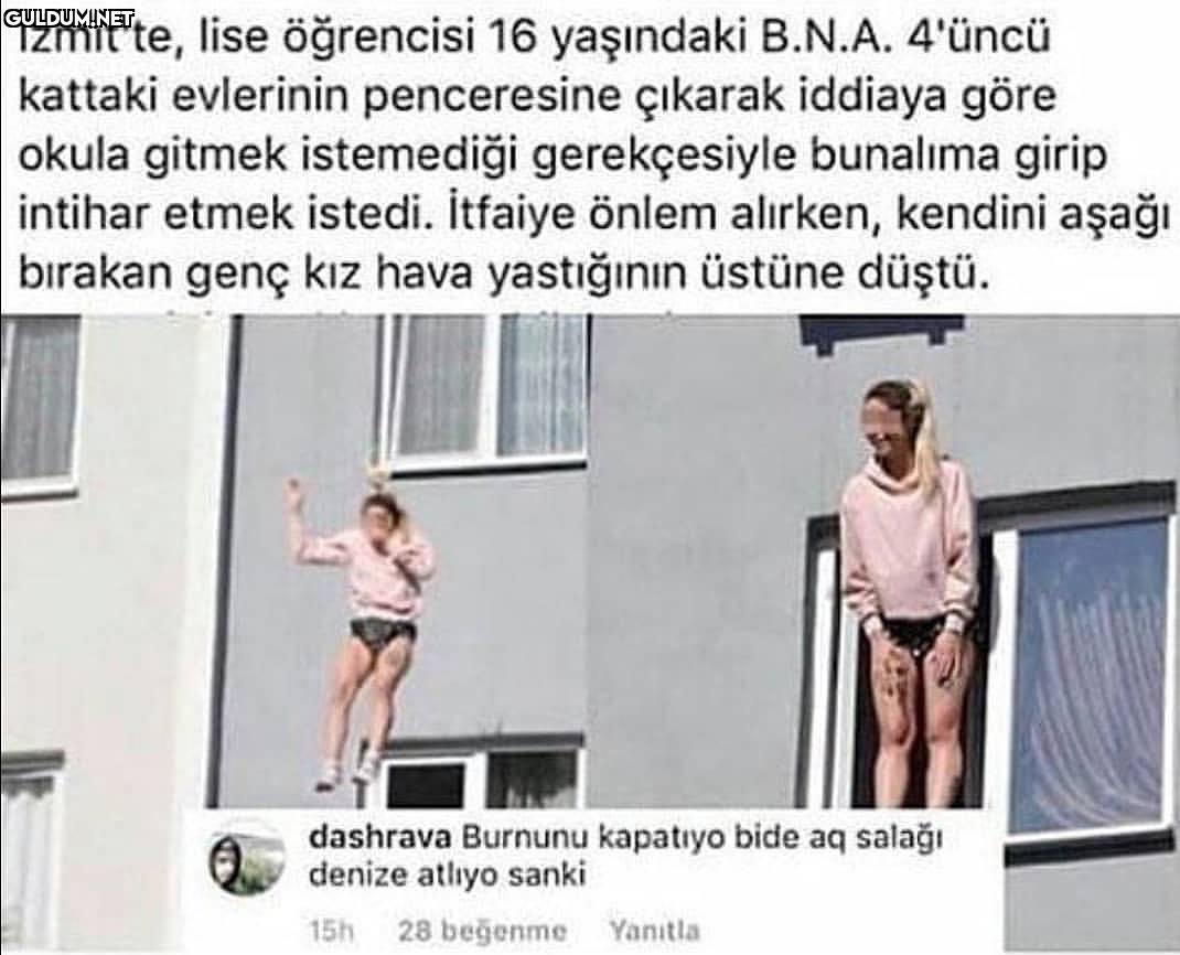 İzmit'te, lise öğrencisi...