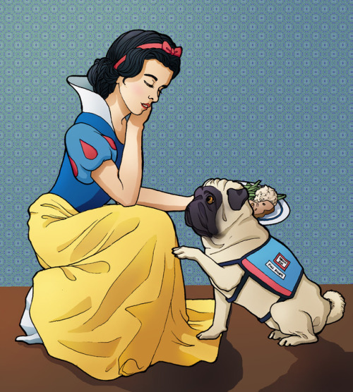dissolutionandcreation: The second in a series of Disney Princesses with Service Dogs!Here’s S