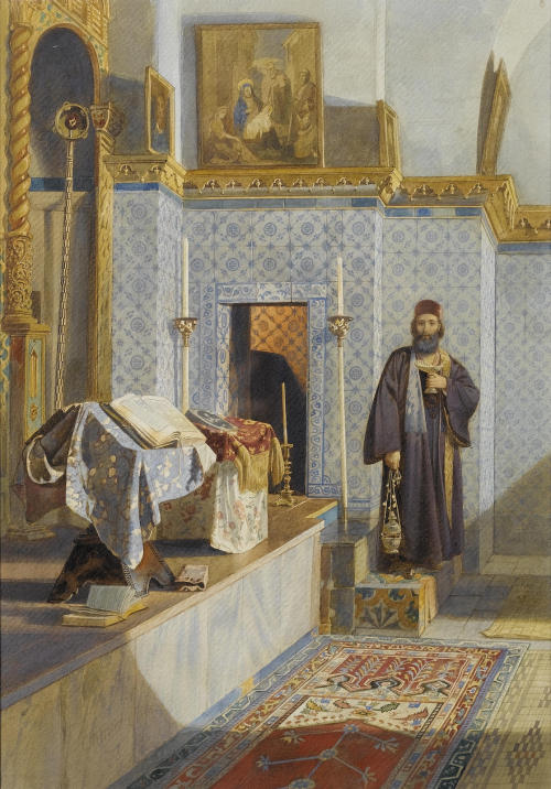 laclefdescoeurs:An Oriental Orthodox Priest, Carl Friedrich Heinrich Werner