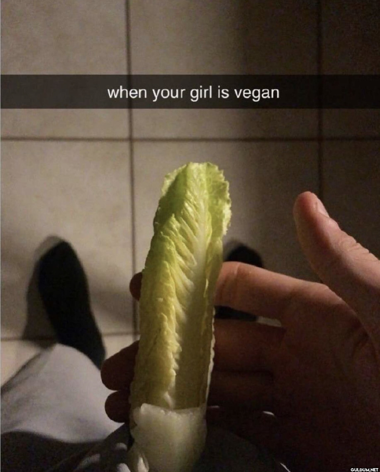 when your girl is vegan