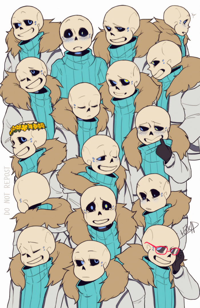 Replying to @toasted2coconut Drawing Sans AUs every day Until Underver