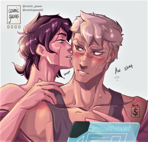 It’s Sunday morning and Keith finds Shiro working. So, Keith puts matters into his own hands and (su