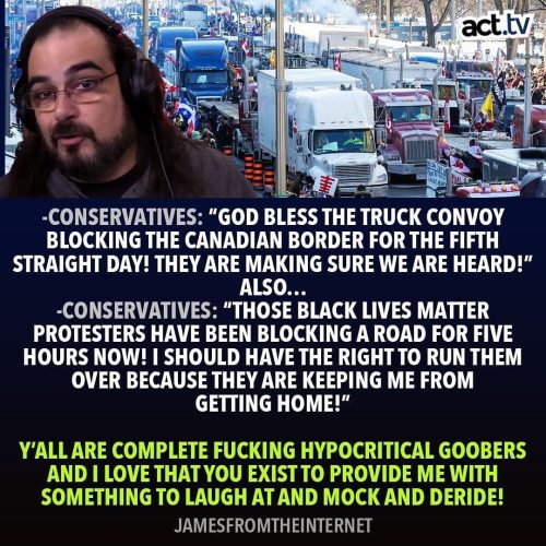 Oh they’re more than “goobers” The hypocrisy is ASTOUNDING tho! #truckerconvoy2022 #hypocrisy #clo