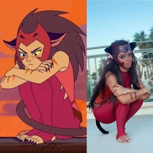 jenevievedevereauxcosplay: Cosplay vs. Character - Catra • • Who’s your favorite She