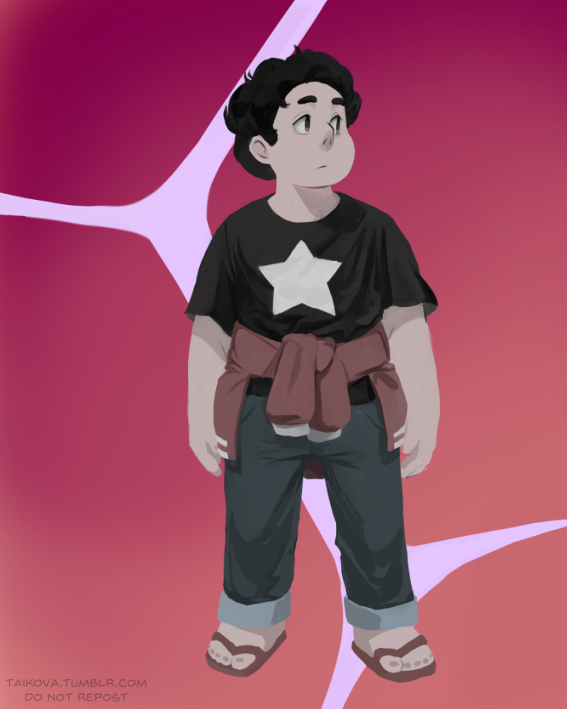 taikova:  steven’s properly a teenager now and in an emo phase. i’m celebrating