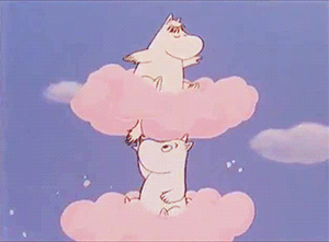 written-in-our-bones:  Moomins + clouds. ☁