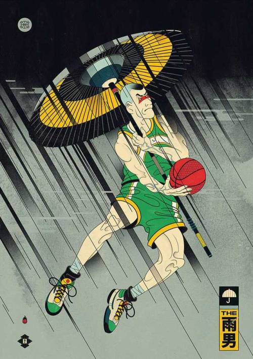 Edo Ball: Illustrations Based on Japanese Mythology and Culture by Andrew Archer