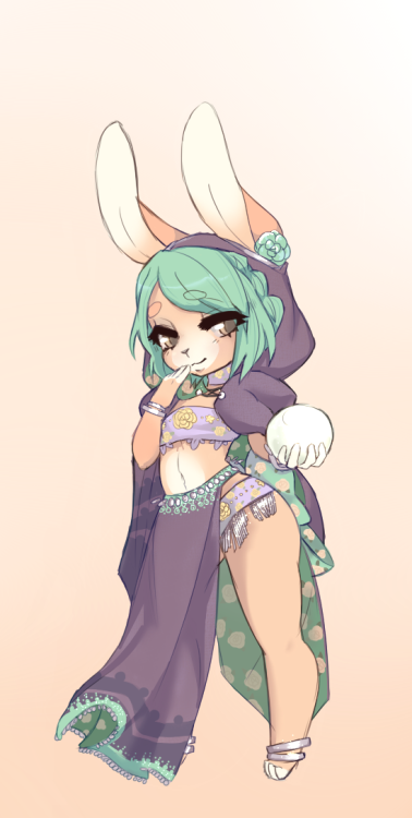 [x] Multiple.wound’s oc Oralee FA commission! ;u; cute bun!!!