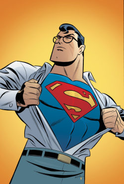 onegeeksblog:  Adventures of Superman #4 - Bruce Timm