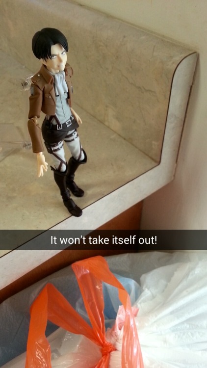 otp-tears:chore motivation with Levi from my snapchats