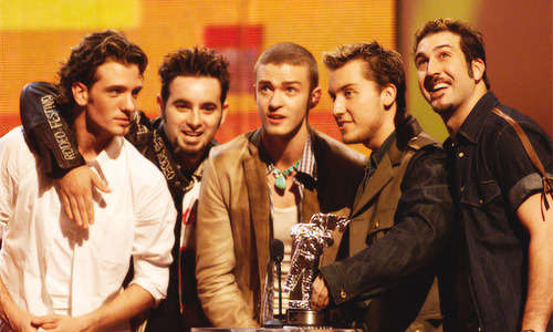 NSYNC at the MTV Video Music Awards (through the years)
