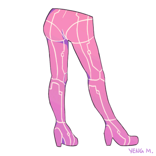 I love them a lotWanted to draw pink in heels soooo badly!